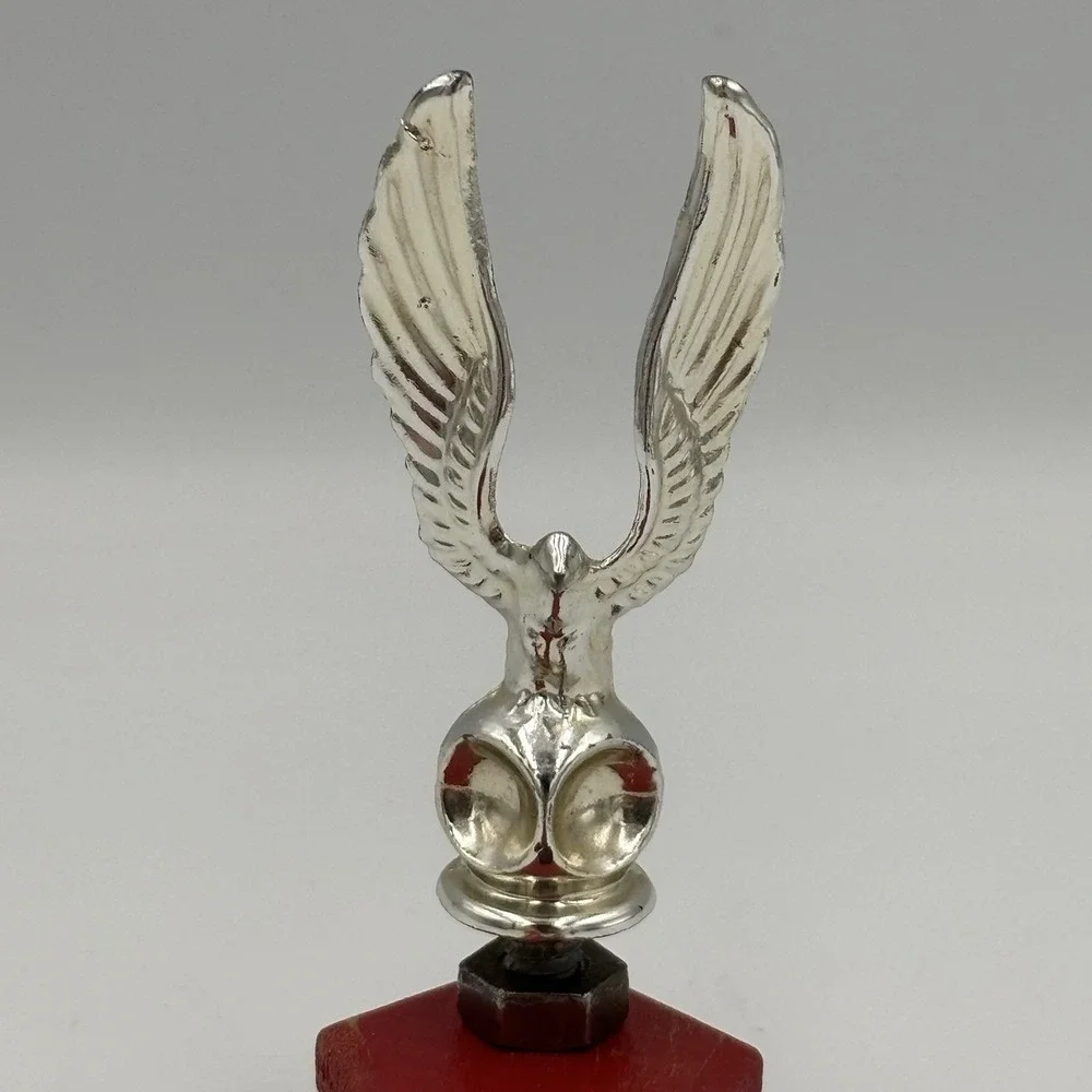 Vintage Silver Metal Majestic Eagle Trophy‎ Topper 2.75
